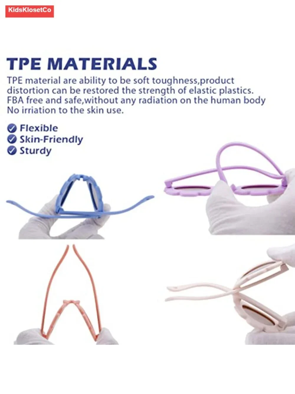 Bendable Infant Polarized Sunglasses with Adjustable Strap